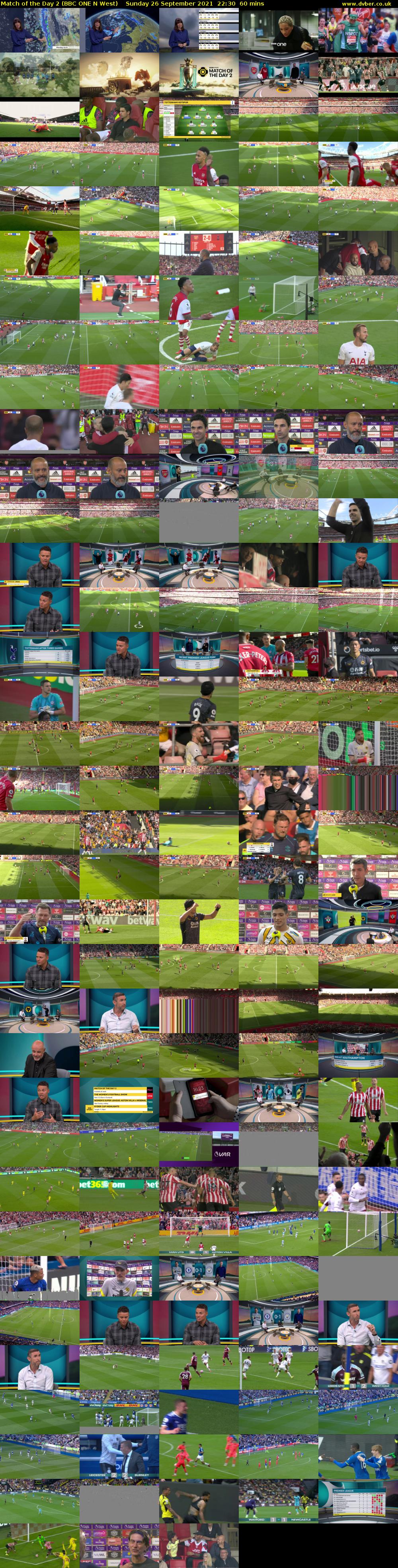 Match of the Day 2 (BBC ONE N West) Sunday 26 September 2021 22:30 - 23:30