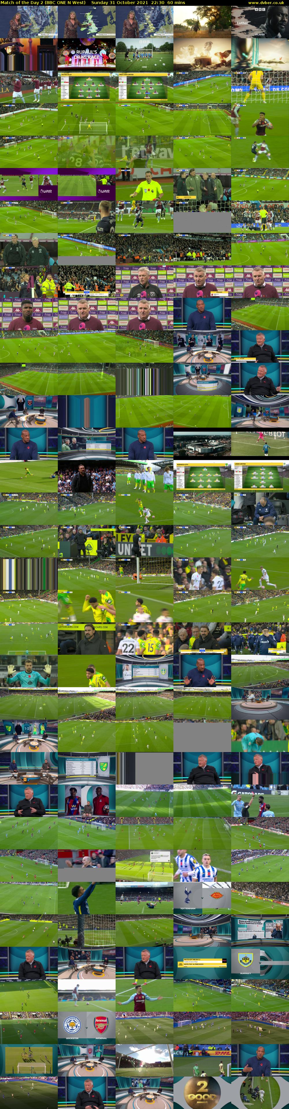 Match of the Day 2 (BBC ONE N West) Sunday 31 October 2021 22:30 - 23:30