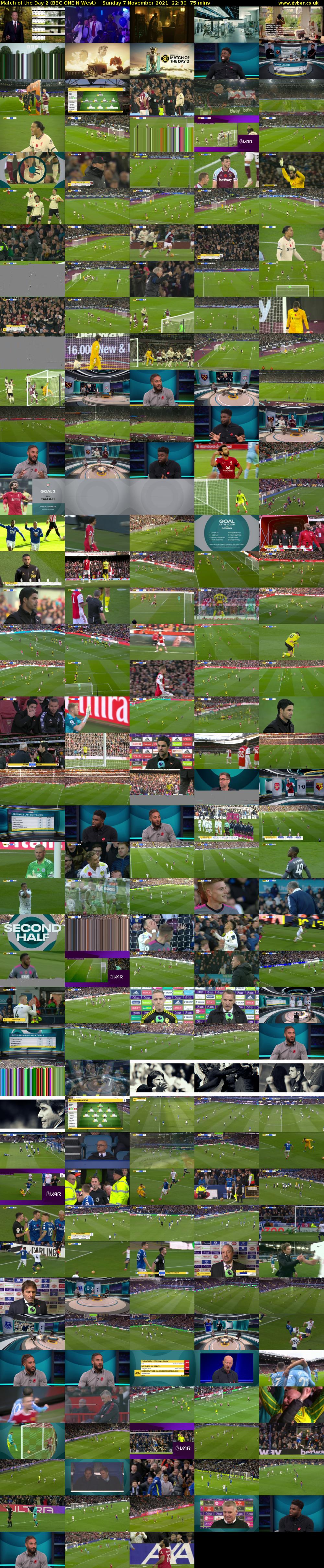 Match of the Day 2 (BBC ONE N West) Sunday 7 November 2021 22:30 - 23:45
