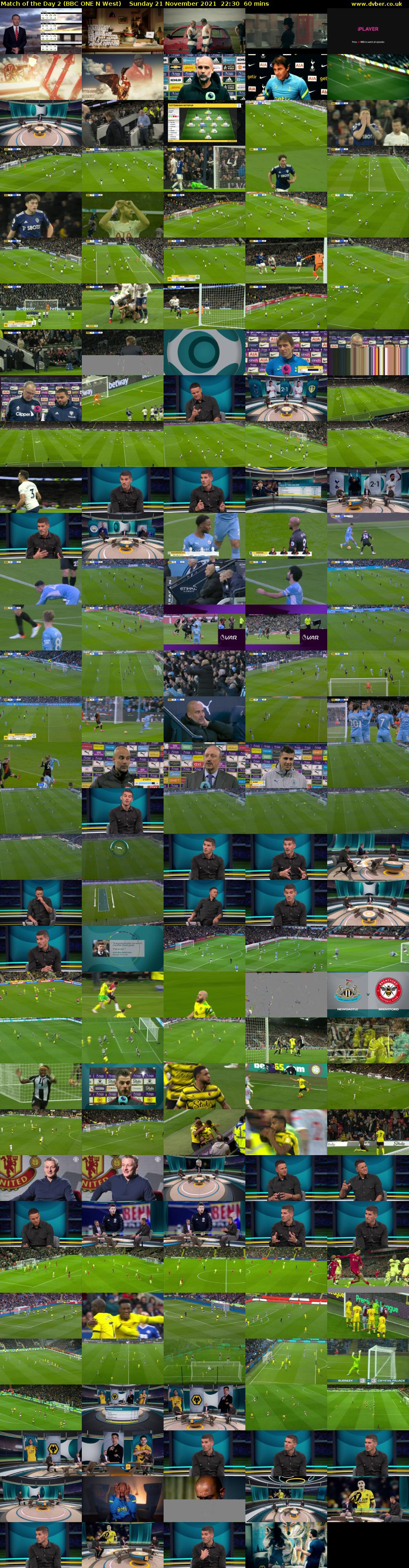 Match of the Day 2 (BBC ONE N West) Sunday 21 November 2021 22:30 - 23:30