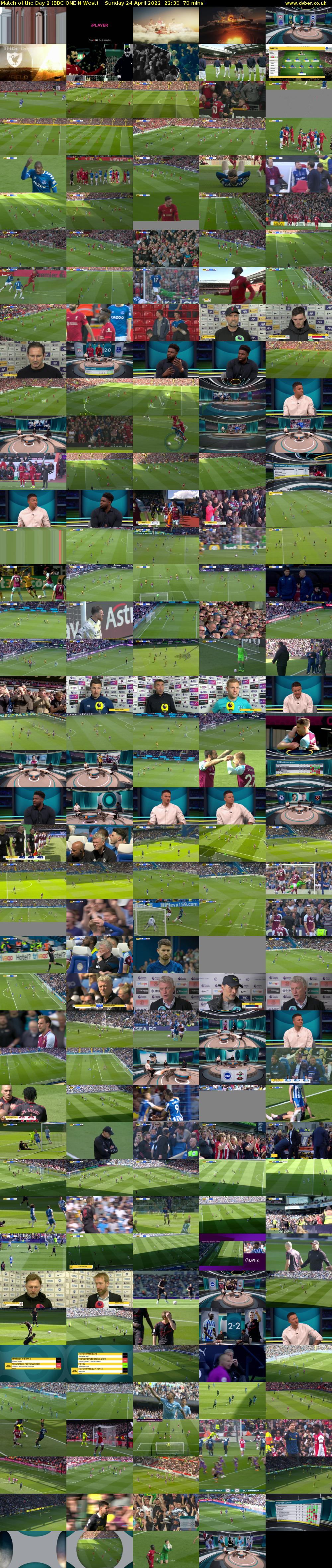 Match of the Day 2 (BBC ONE N West) Sunday 24 April 2022 22:30 - 23:40