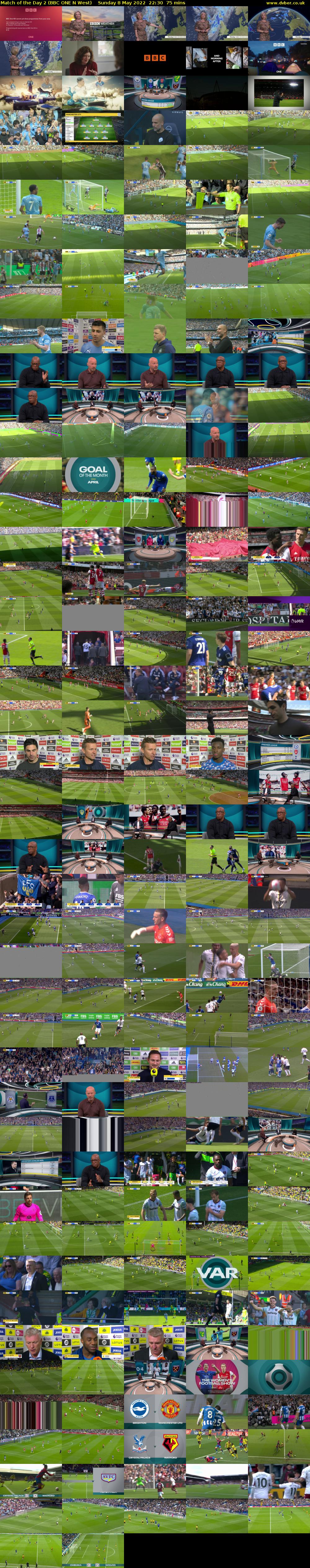 Match of the Day 2 (BBC ONE N West) Sunday 8 May 2022 22:30 - 23:45