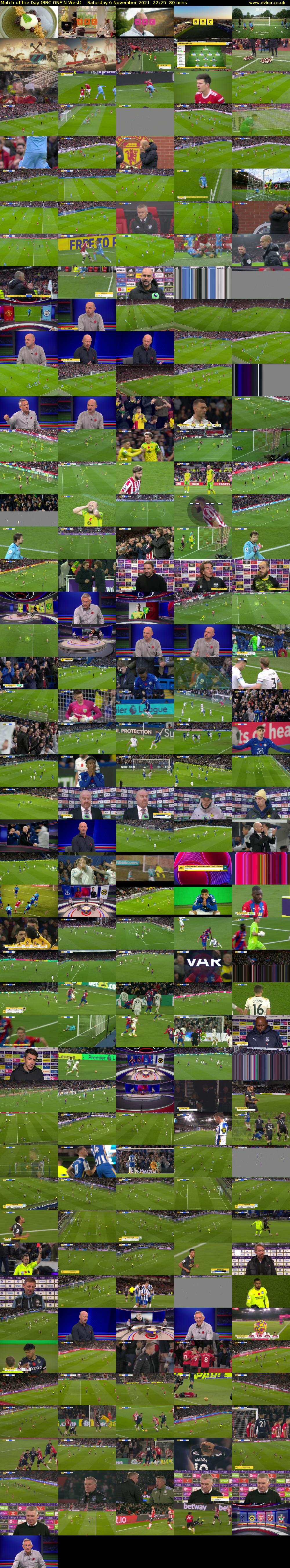 Match of the Day (BBC ONE N West) Saturday 6 November 2021 22:25 - 23:45