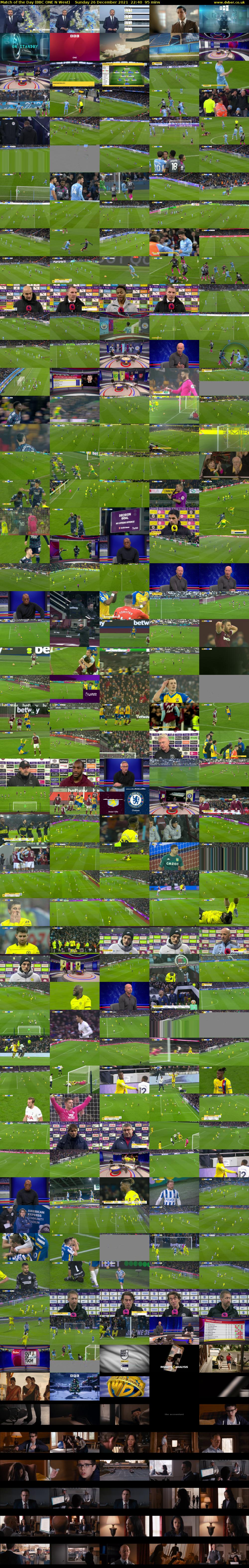 Match of the Day (BBC ONE N West) Sunday 26 December 2021 22:40 - 00:15