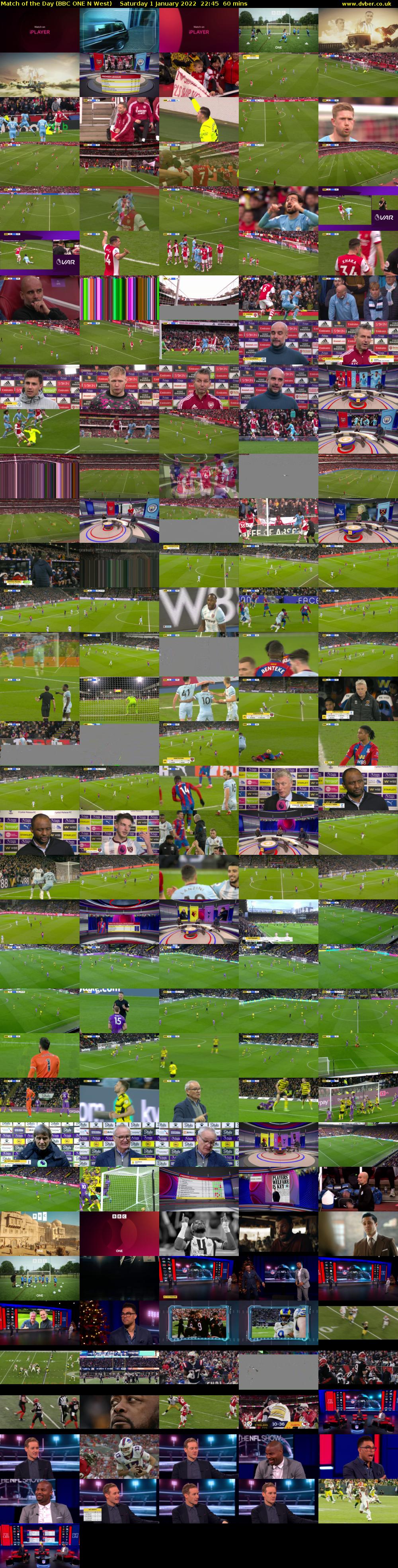 Match of the Day (BBC ONE N West) Saturday 1 January 2022 22:45 - 23:45