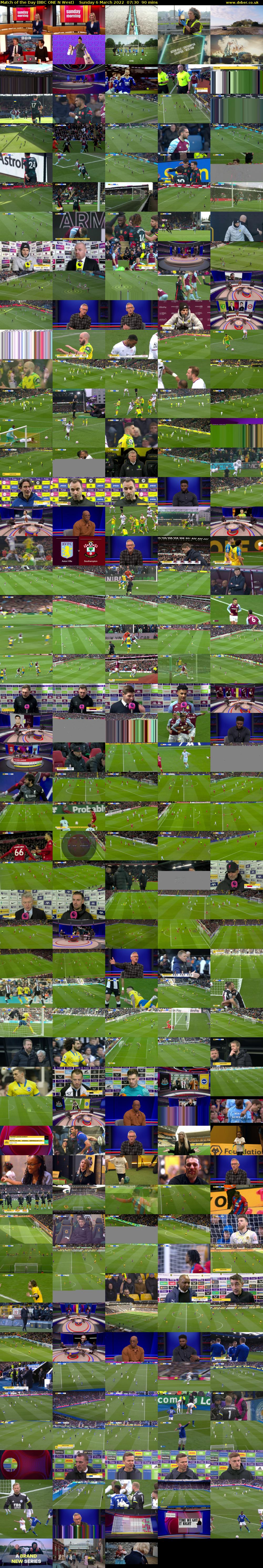 Match of the Day (BBC ONE N West) Sunday 6 March 2022 07:30 - 09:00