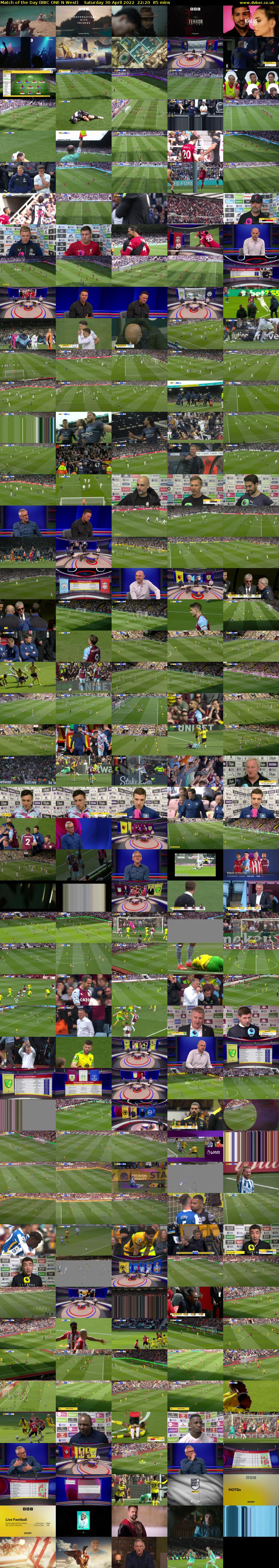 Match of the Day (BBC ONE N West) Saturday 30 April 2022 22:20 - 23:45