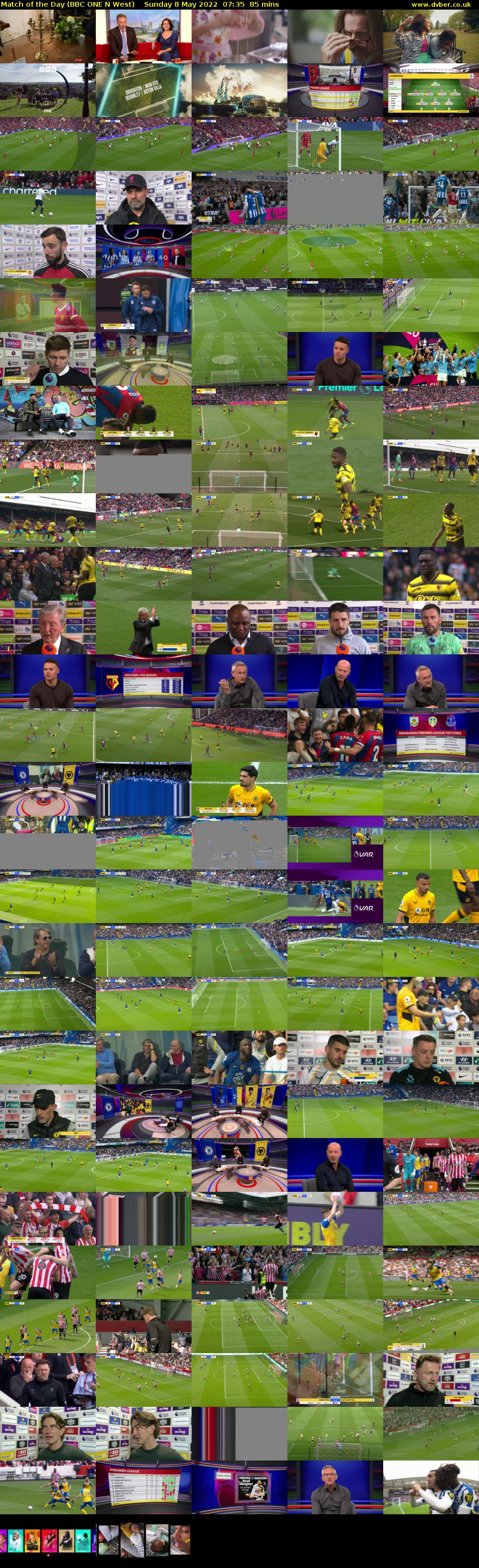 Match of the Day (BBC ONE N West) Sunday 8 May 2022 07:35 - 09:00