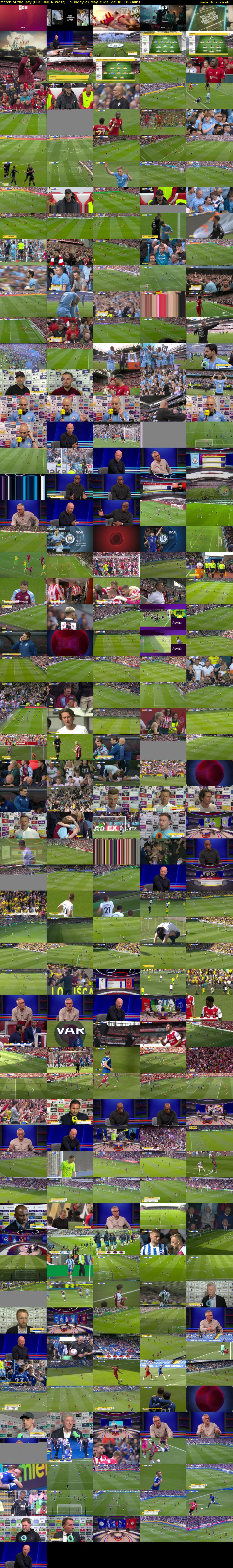 Match of the Day (BBC ONE N West) Sunday 22 May 2022 22:30 - 00:10