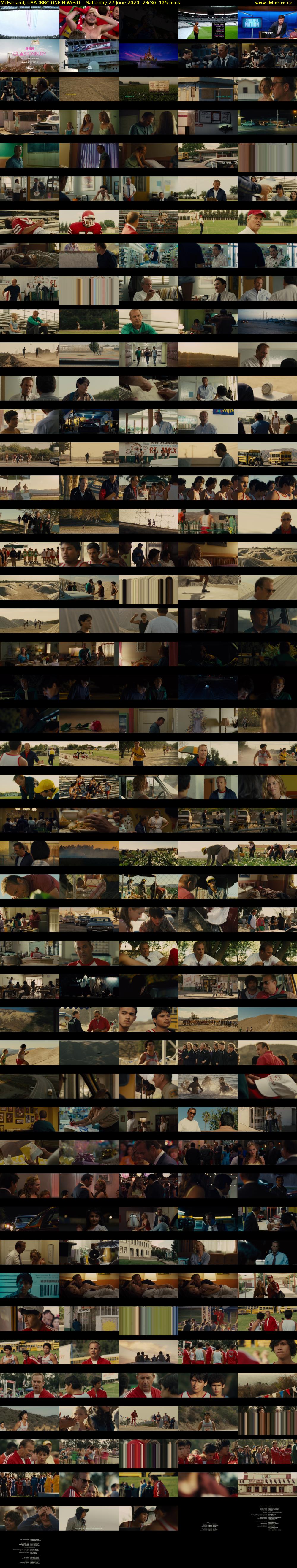 McFarland, USA (BBC ONE N West) Saturday 27 June 2020 23:30 - 01:35