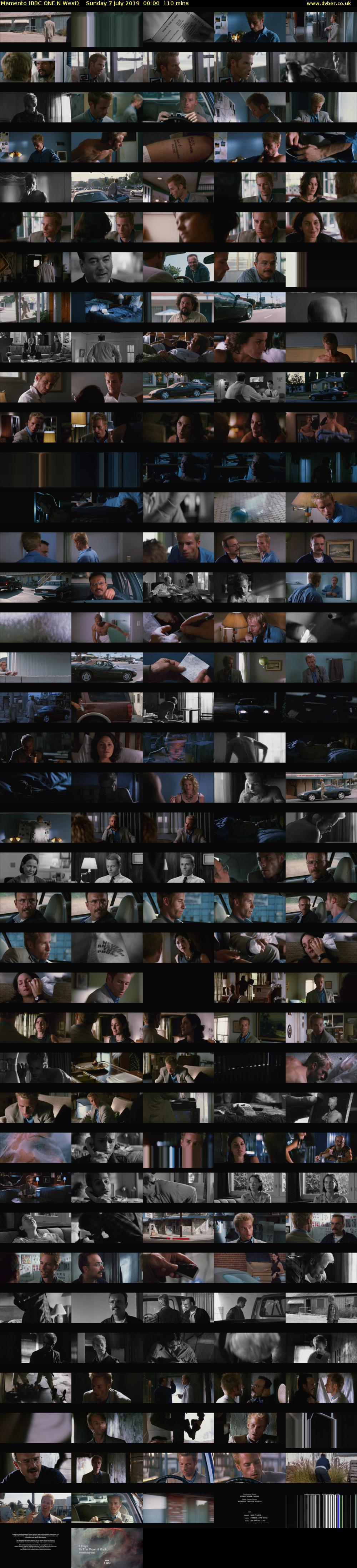 Memento (BBC ONE N West) Sunday 7 July 2019 00:00 - 01:50