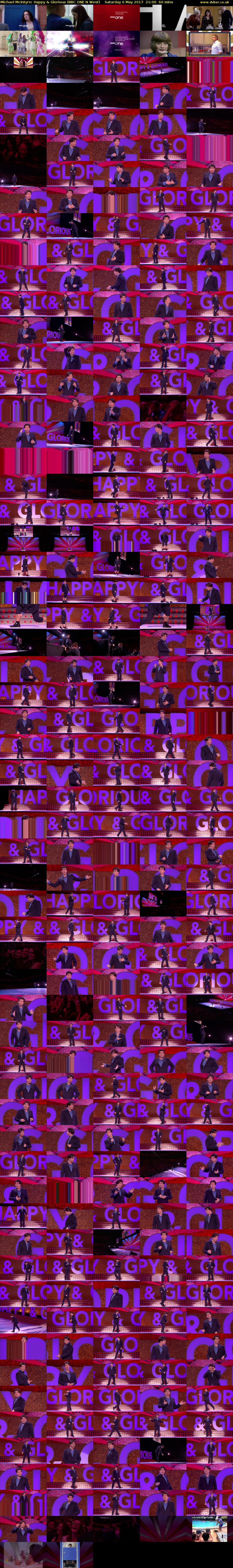 Michael McIntyre: Happy & Glorious (BBC ONE N West) Saturday 6 May 2017 21:00 - 22:00
