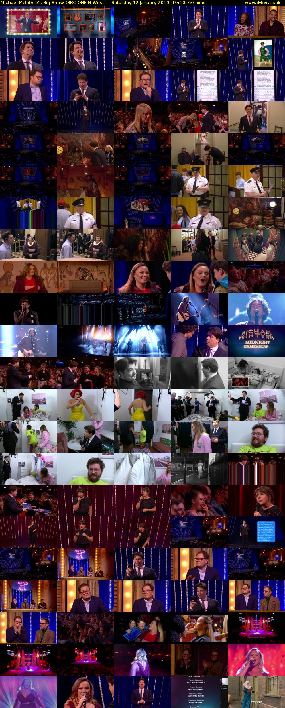 Michael McIntyre's Big Show (BBC ONE N West) Saturday 12 January 2019 19:10 - 20:10