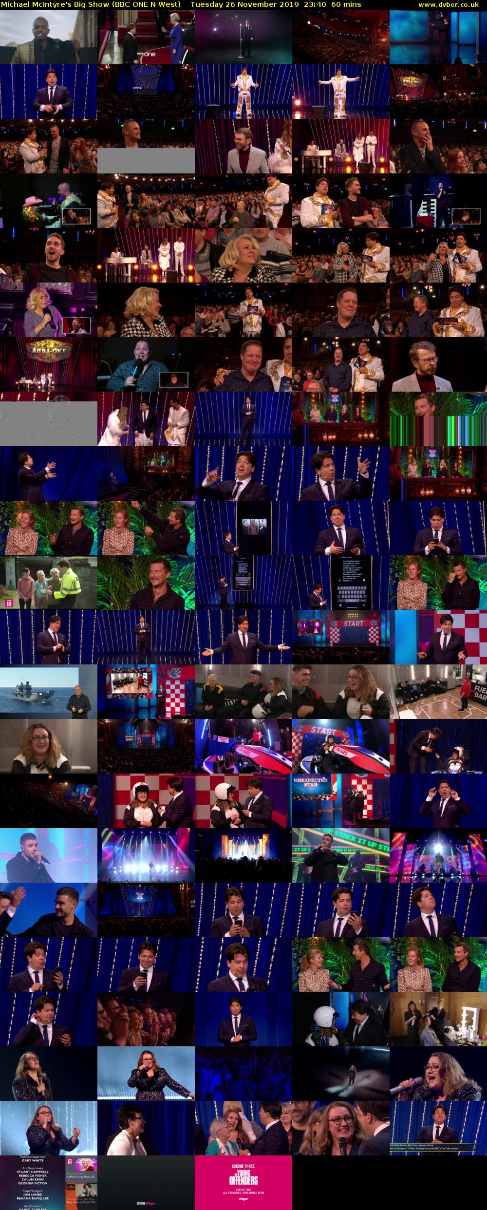 Michael McIntyre's Big Show (BBC ONE N West) Tuesday 26 November 2019 23:40 - 00:40