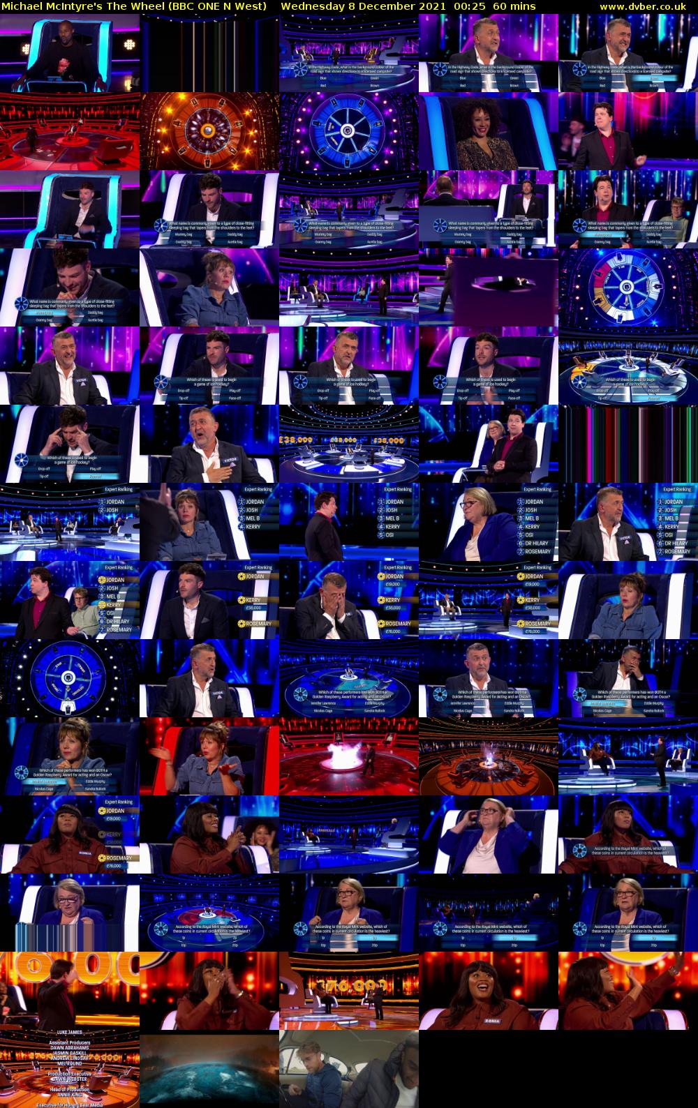 Michael McIntyre's The Wheel (BBC ONE N West) Wednesday 8 December 2021 00:25 - 01:25