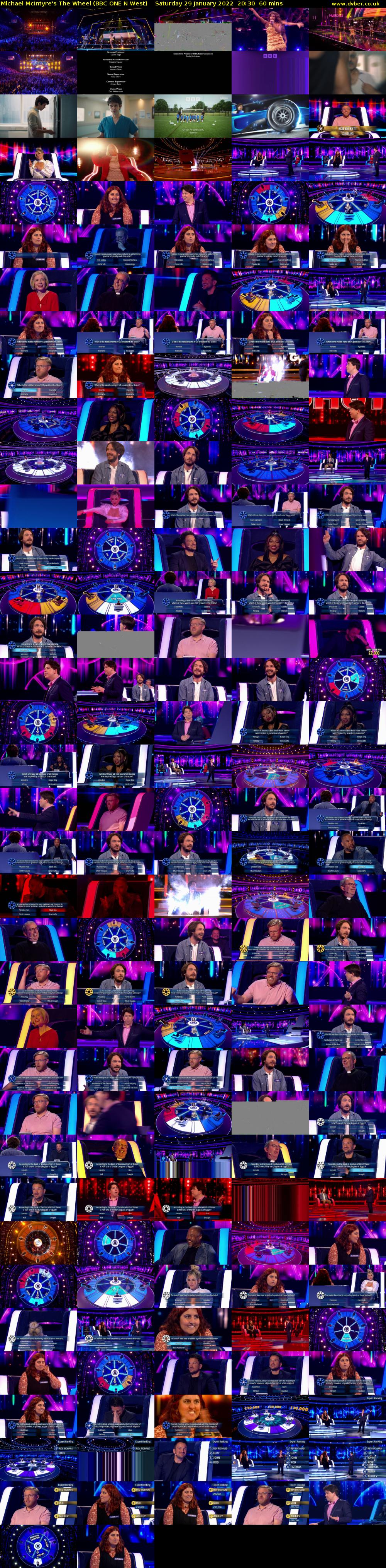 Michael McIntyre's The Wheel (BBC ONE N West) Saturday 29 January 2022 20:30 - 21:30