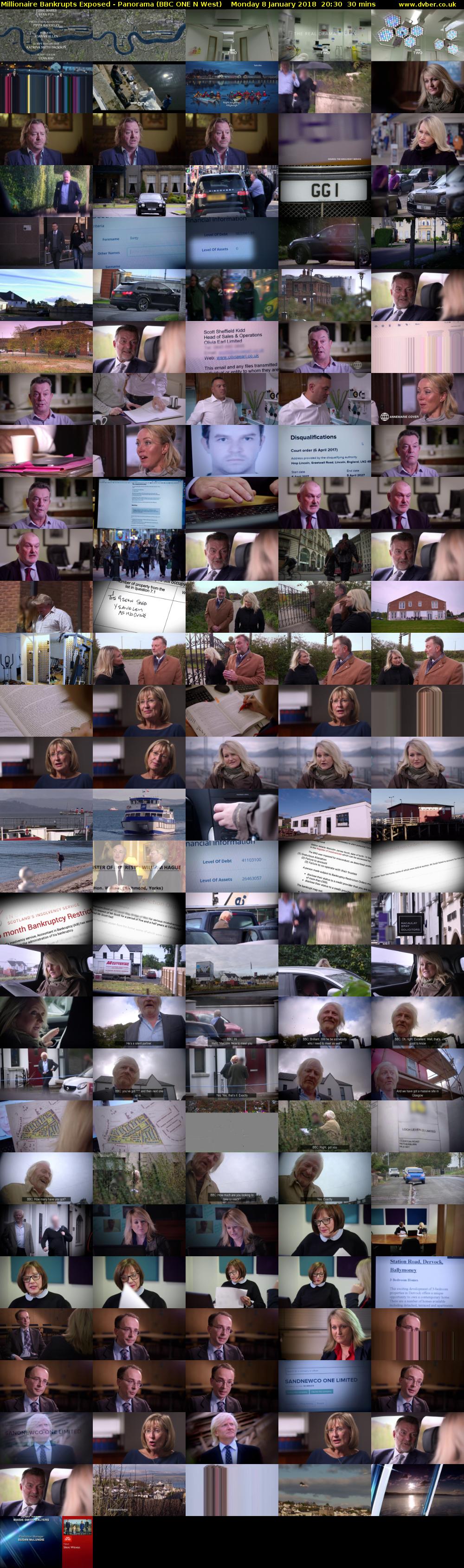 Millionaire Bankrupts Exposed - Panorama (BBC ONE N West) Monday 8 January 2018 20:30 - 21:00