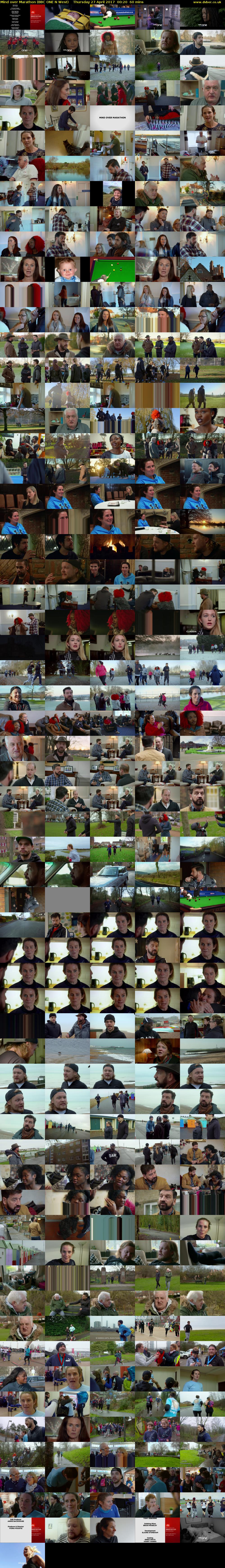 Mind over Marathon (BBC ONE N West) Thursday 27 April 2017 00:20 - 01:20