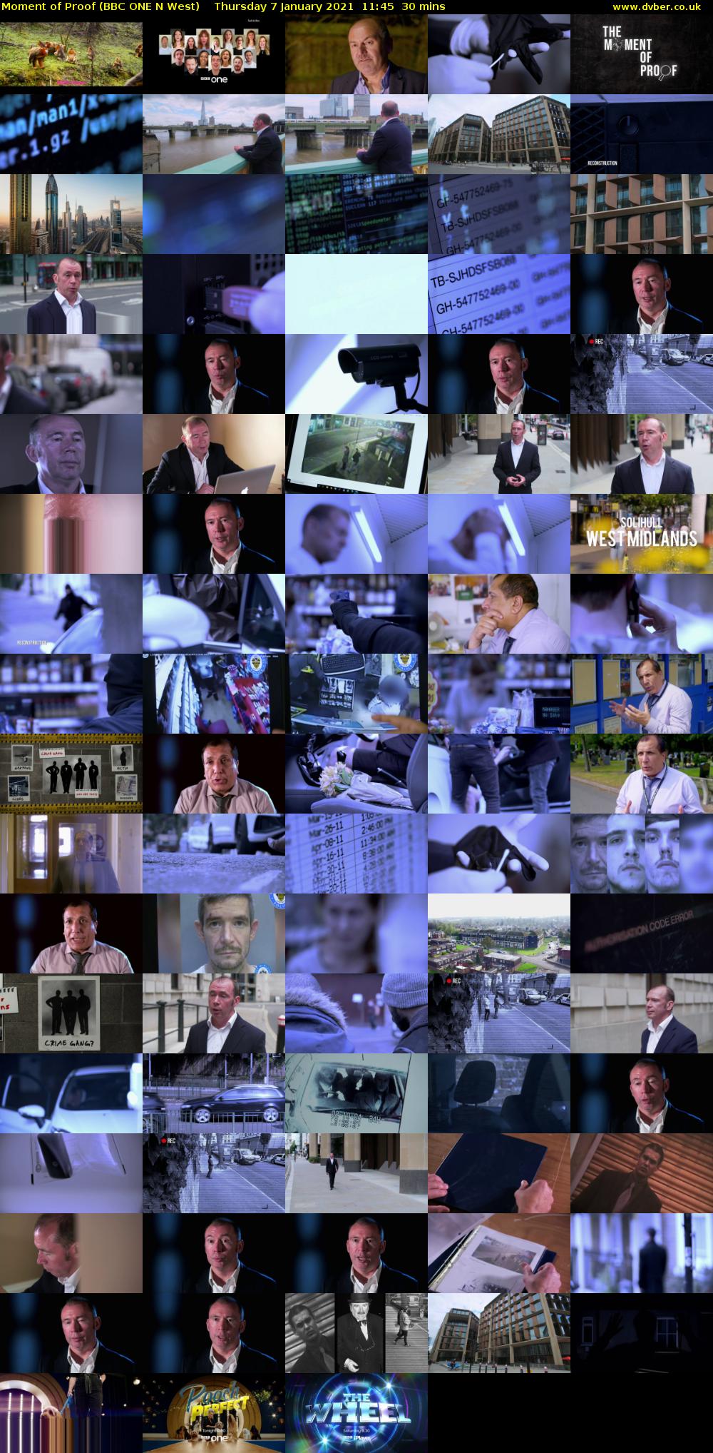 Moment of Proof (BBC ONE N West) Thursday 7 January 2021 11:45 - 12:15