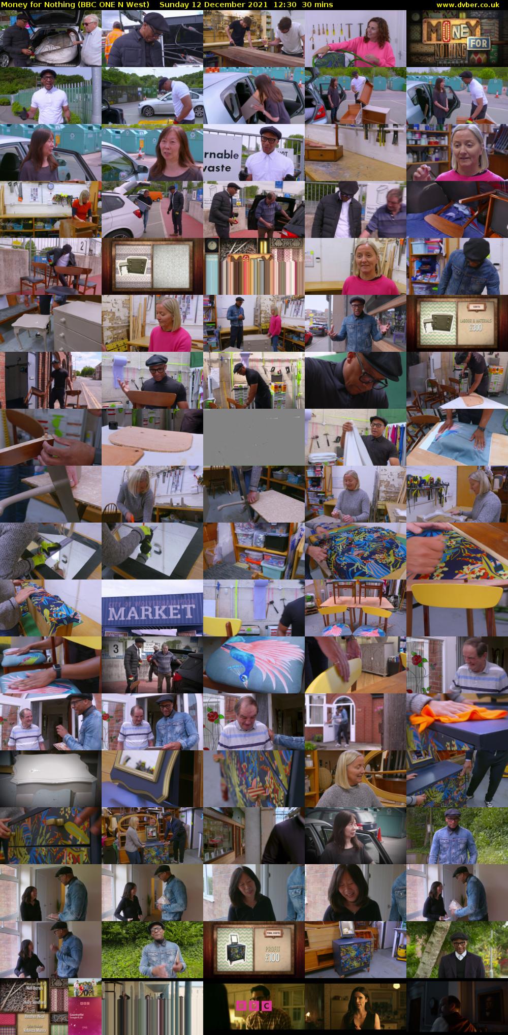 Money for Nothing (BBC ONE N West) Sunday 12 December 2021 12:30 - 13:00