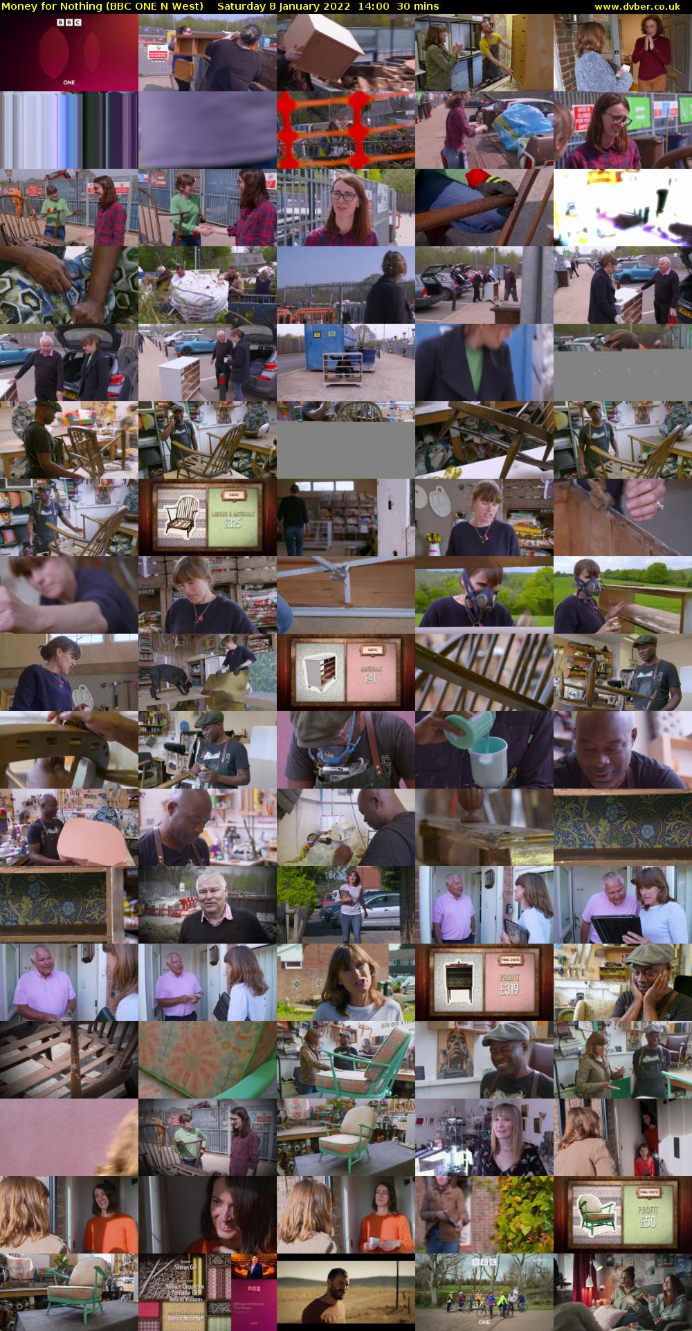 Money for Nothing (BBC ONE N West) Saturday 8 January 2022 14:00 - 14:30
