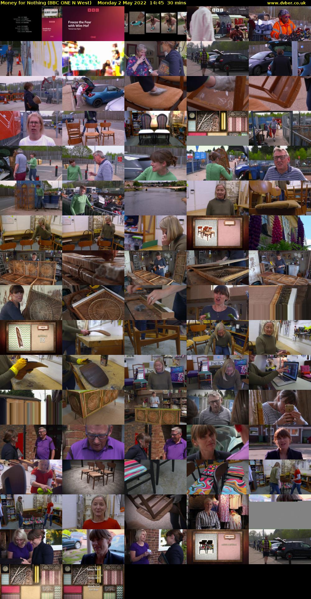 Money for Nothing (BBC ONE N West) Monday 2 May 2022 14:45 - 15:15