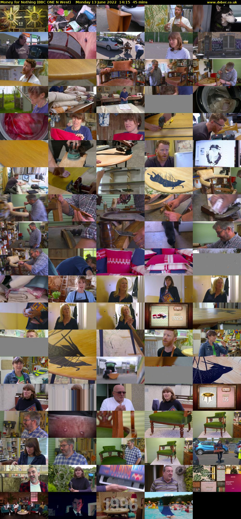 Money for Nothing (BBC ONE N West) Monday 13 June 2022 14:15 - 15:00