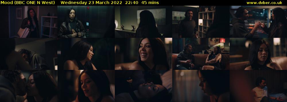 Mood (BBC ONE N West) Wednesday 23 March 2022 22:40 - 23:25