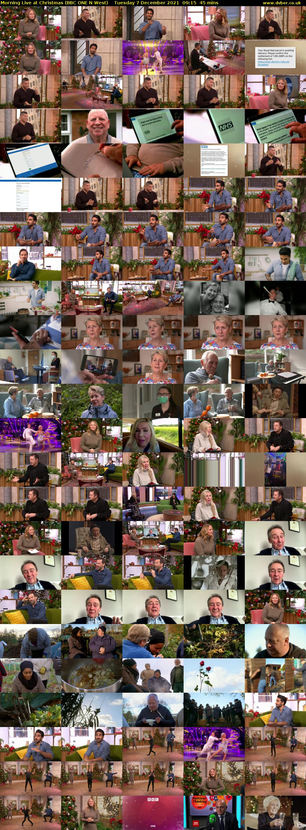 Morning Live at Christmas (BBC ONE N West) Tuesday 7 December 2021 09:15 - 10:00