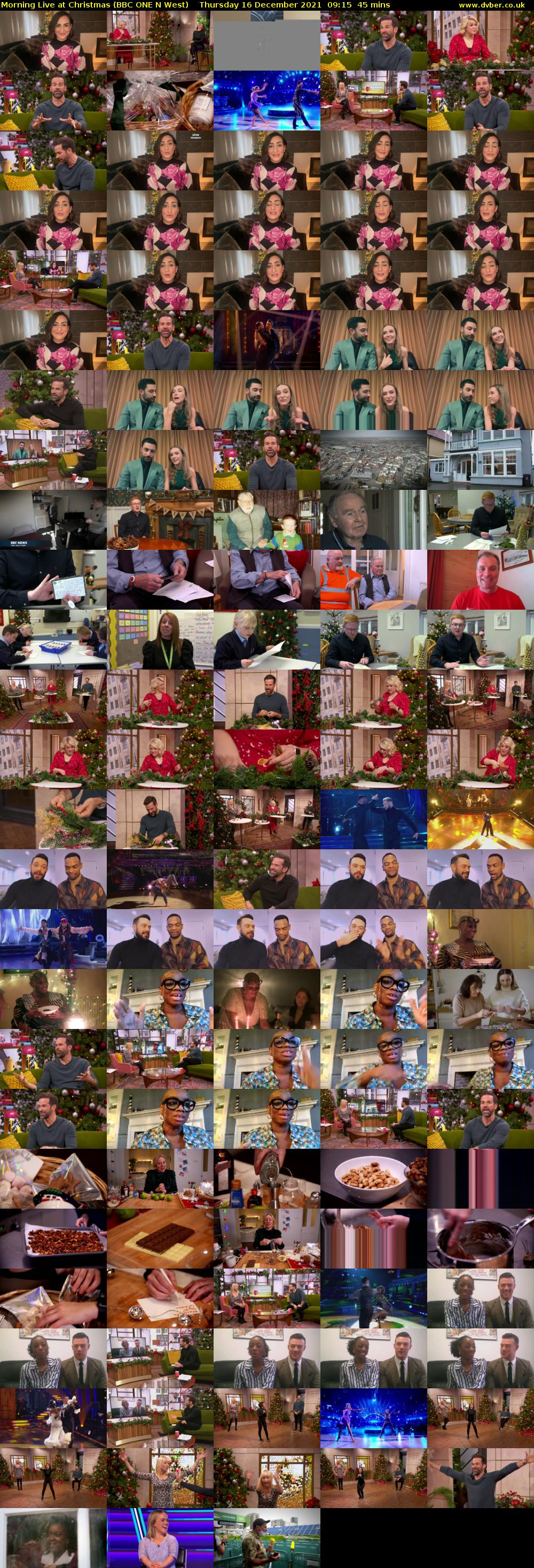 Morning Live at Christmas (BBC ONE N West) Thursday 16 December 2021 09:15 - 10:00