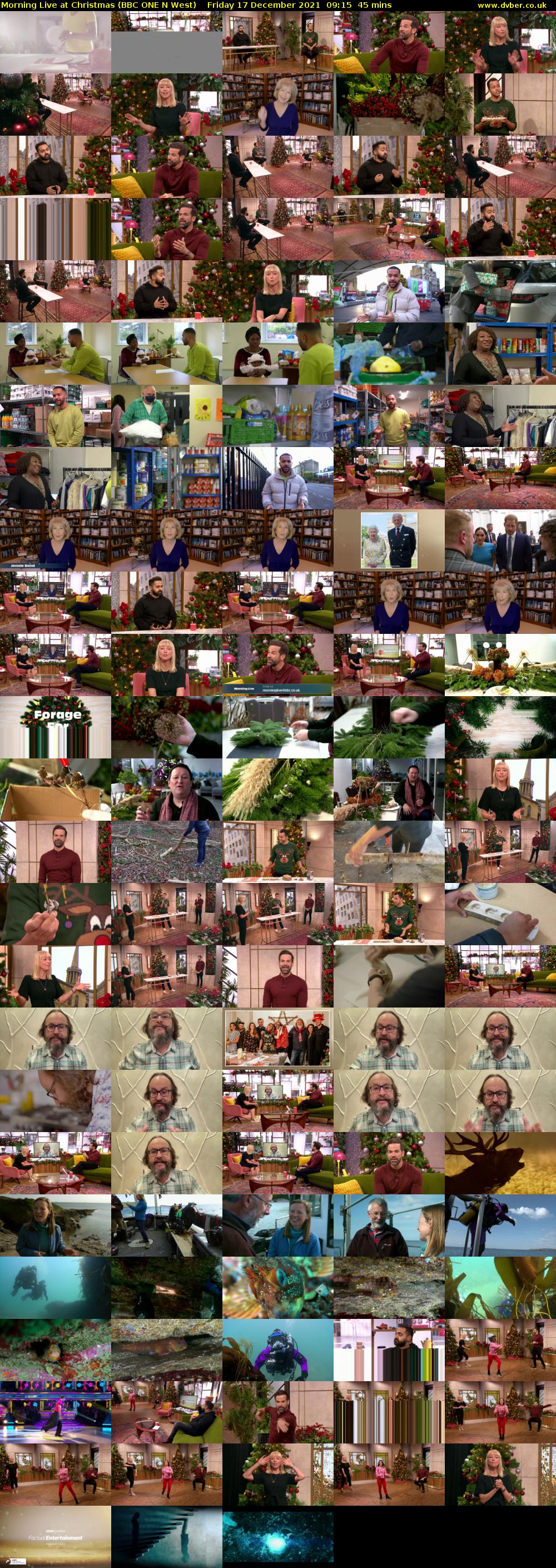 Morning Live at Christmas (BBC ONE N West) Friday 17 December 2021 09:15 - 10:00