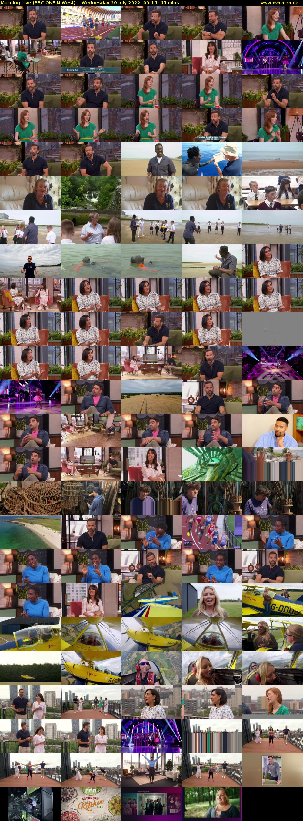 Morning Live (BBC ONE N West) Wednesday 20 July 2022 09:15 - 10:00