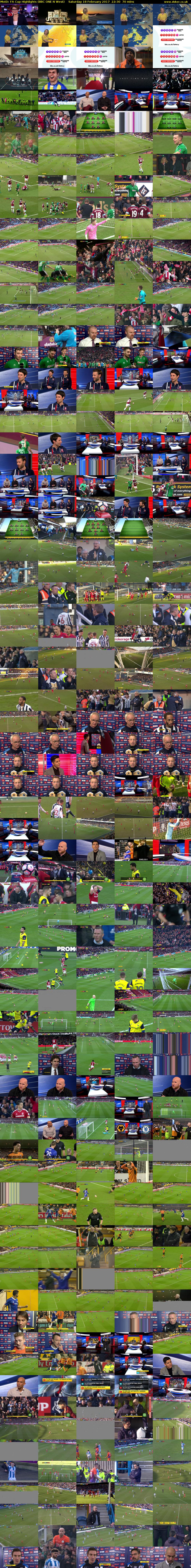 MotD: FA Cup Highlights (BBC ONE N West) Saturday 18 February 2017 22:30 - 23:40