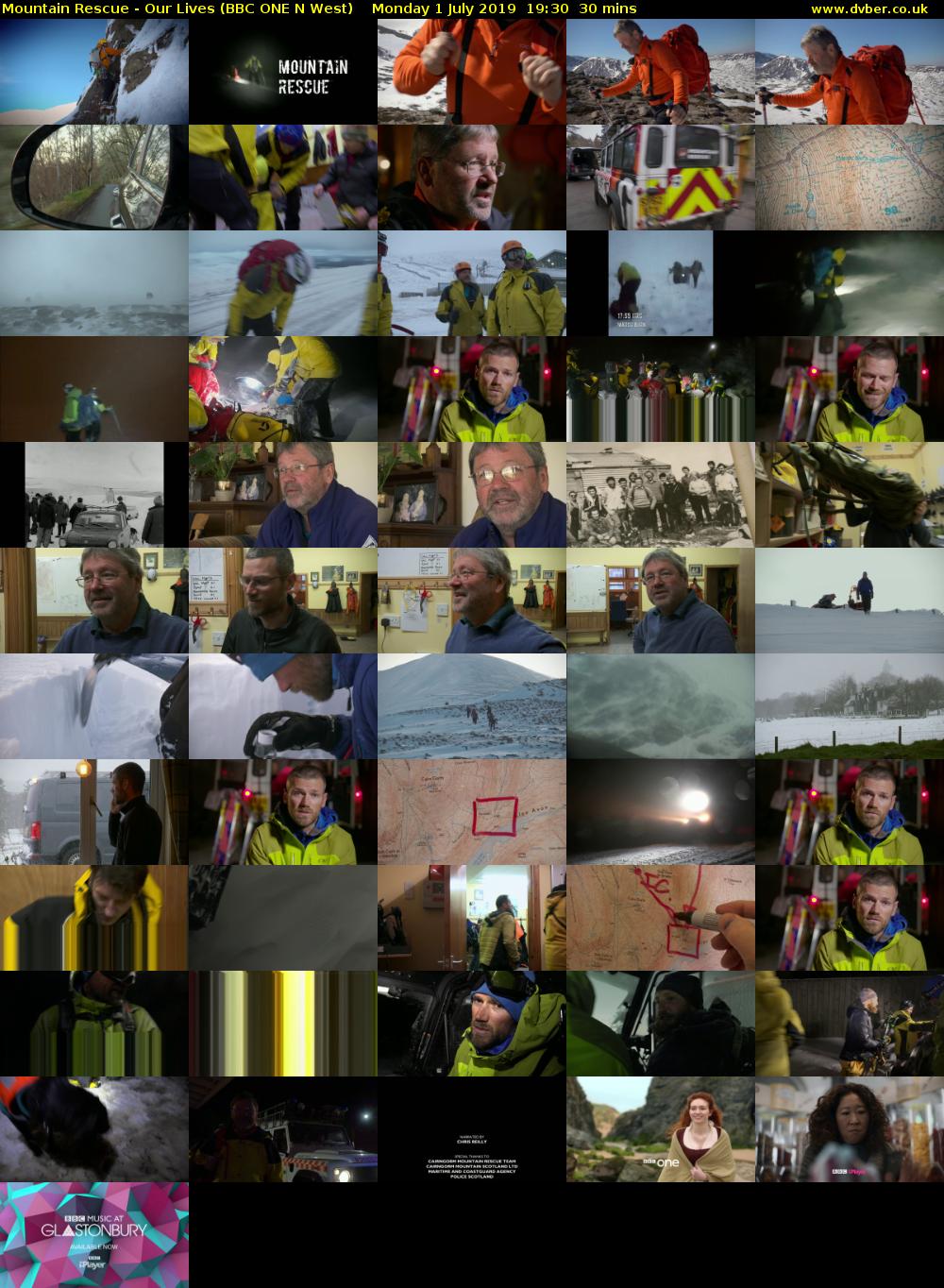 Mountain Rescue - Our Lives (BBC ONE N West) Monday 1 July 2019 19:30 - 20:00
