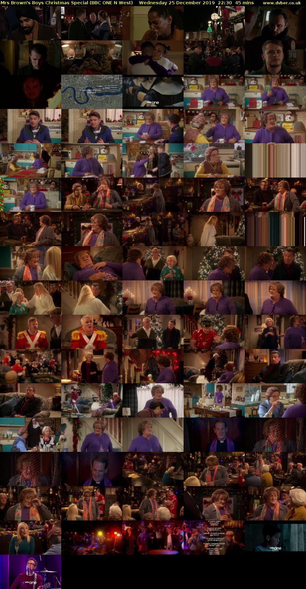 Mrs Brown's Boys Christmas Special (BBC ONE N West) Wednesday 25 December 2019 22:30 - 23:15