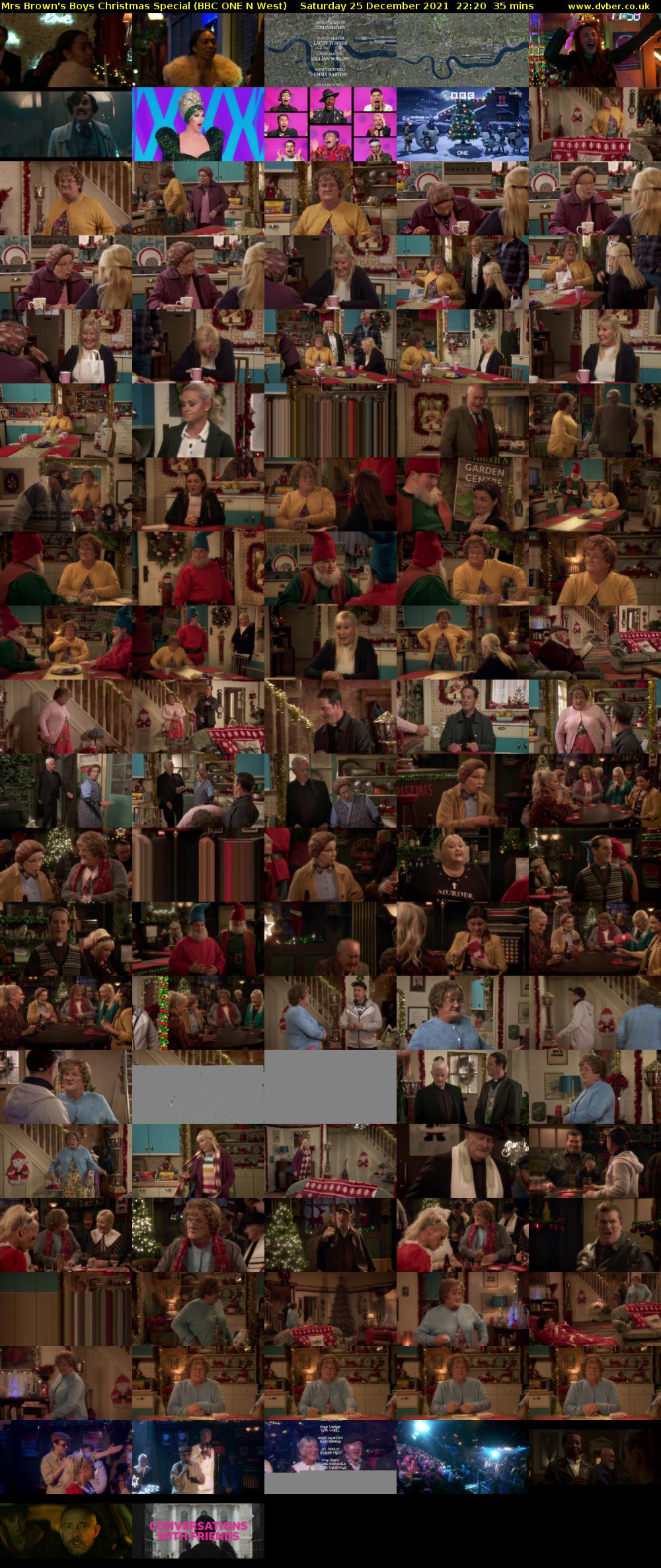 Mrs Brown's Boys Christmas Special (BBC ONE N West) Saturday 25 December 2021 22:20 - 22:55