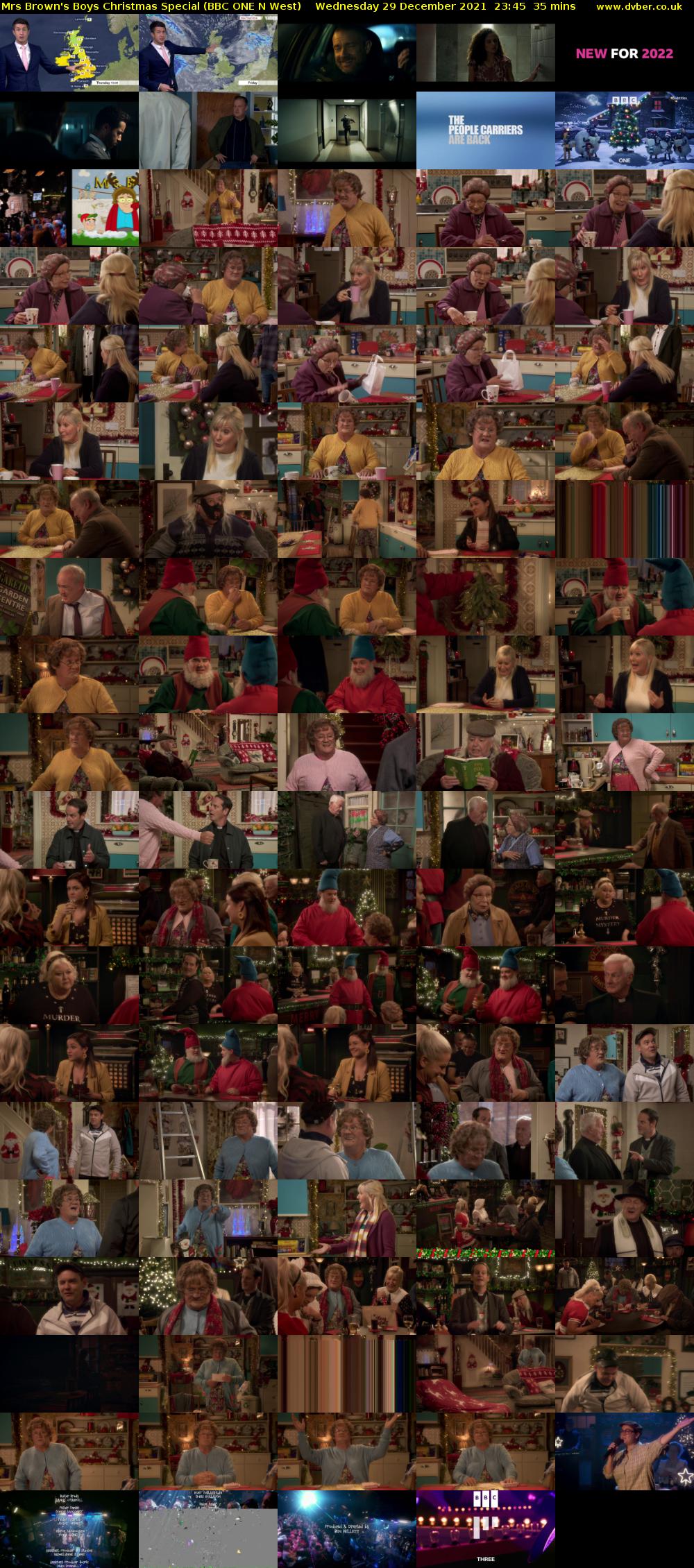Mrs Brown's Boys Christmas Special (BBC ONE N West) Wednesday 29 December 2021 23:45 - 00:20