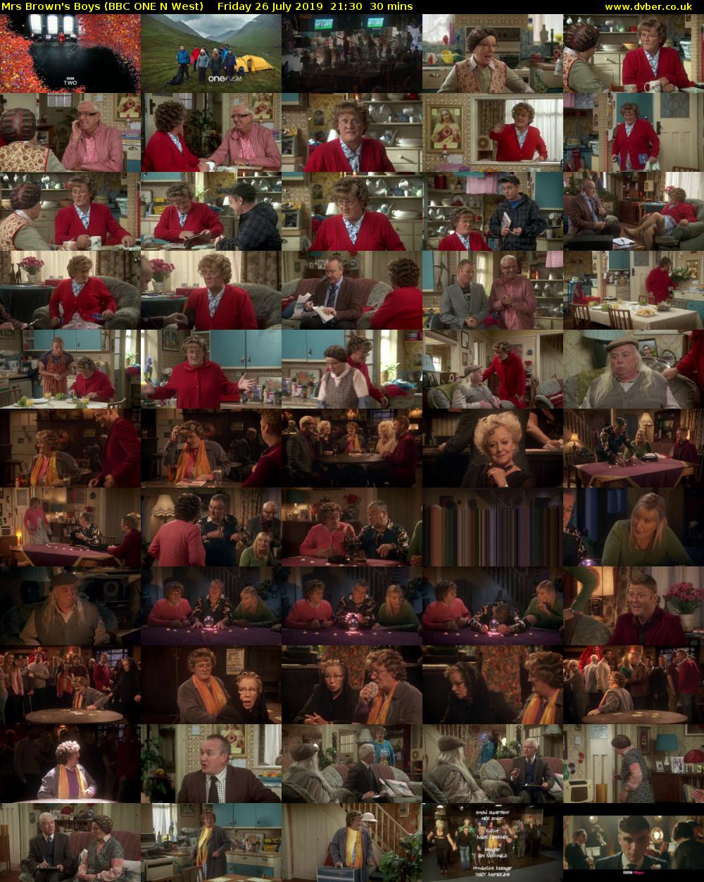 Mrs Brown's Boys (BBC ONE N West) Friday 26 July 2019 21:30 - 22:00
