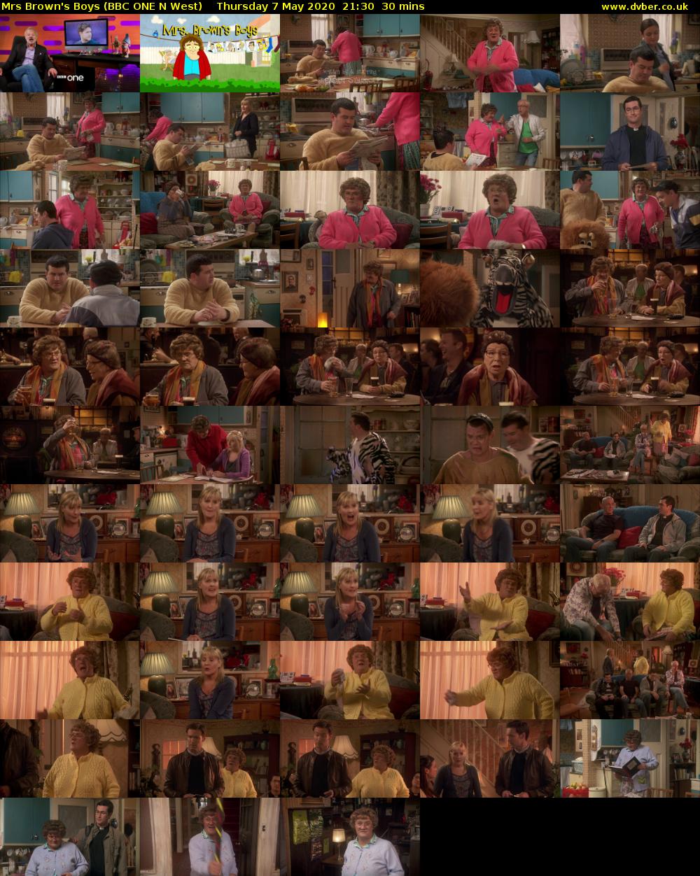Mrs Brown's Boys (BBC ONE N West) Thursday 7 May 2020 21:30 - 22:00