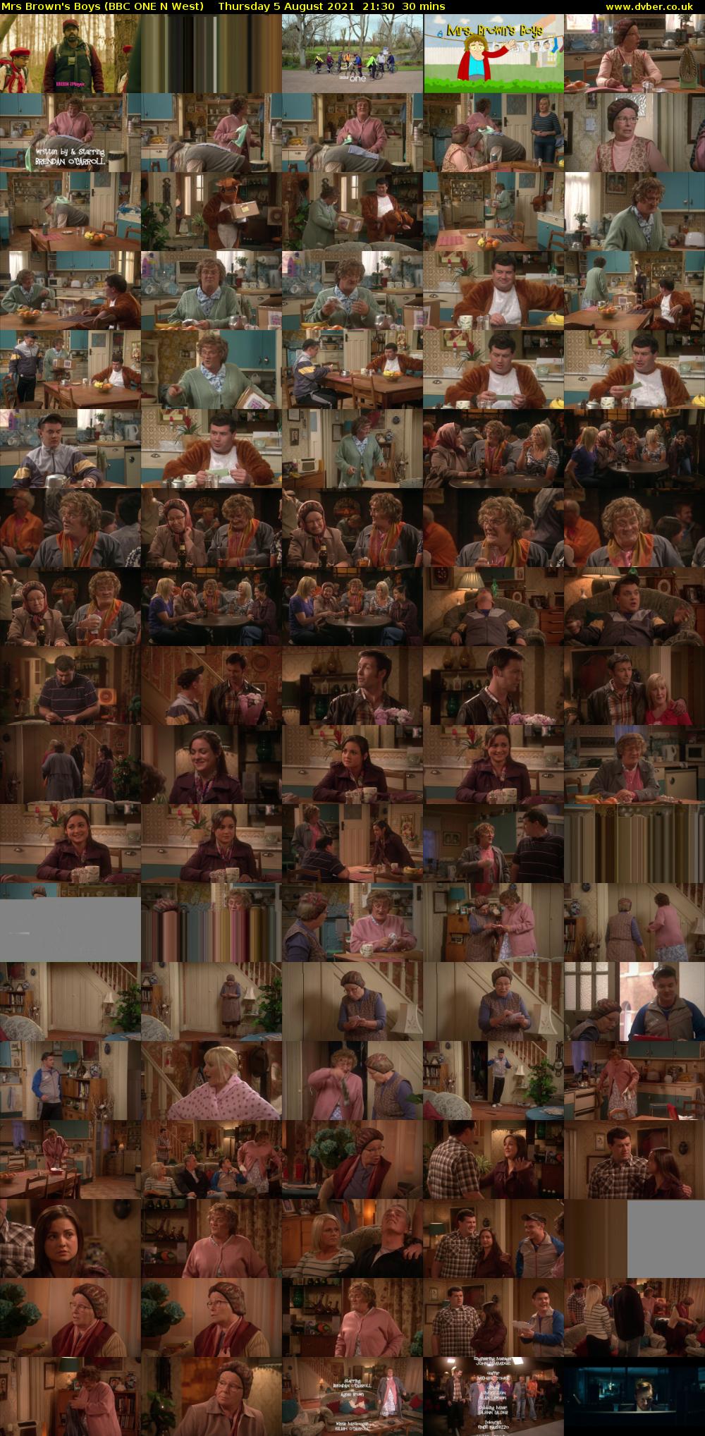 Mrs Brown's Boys (BBC ONE N West) Thursday 5 August 2021 21:30 - 22:00