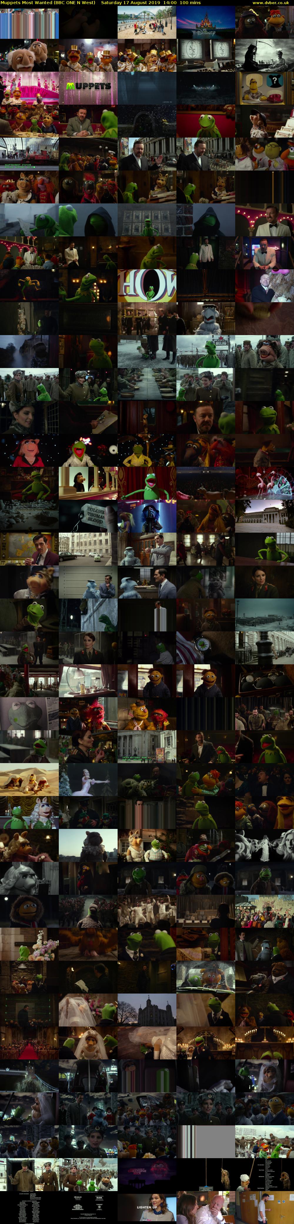 Muppets Most Wanted (BBC ONE N West) Saturday 17 August 2019 14:00 - 15:40