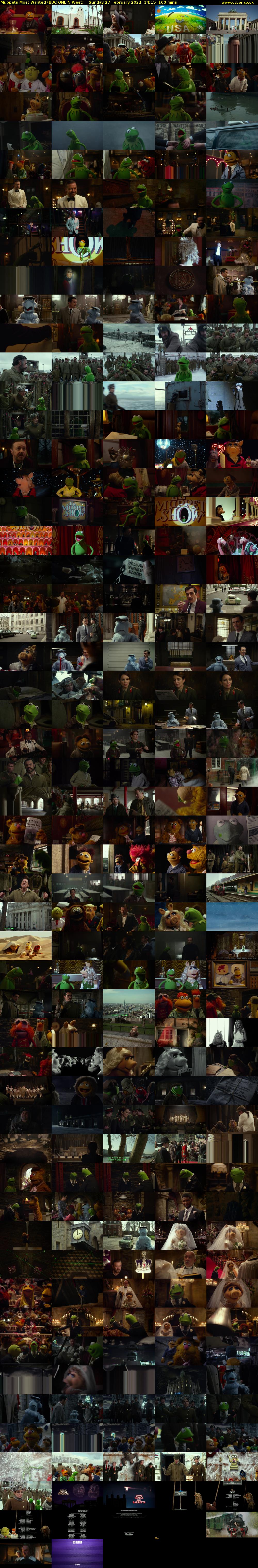 Muppets Most Wanted (BBC ONE N West) Sunday 27 February 2022 14:15 - 15:55