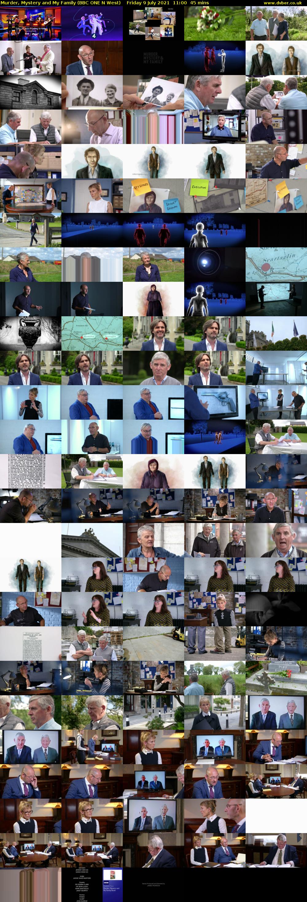 Murder, Mystery and My Family (BBC ONE N West) Friday 9 July 2021 11:00 - 11:45