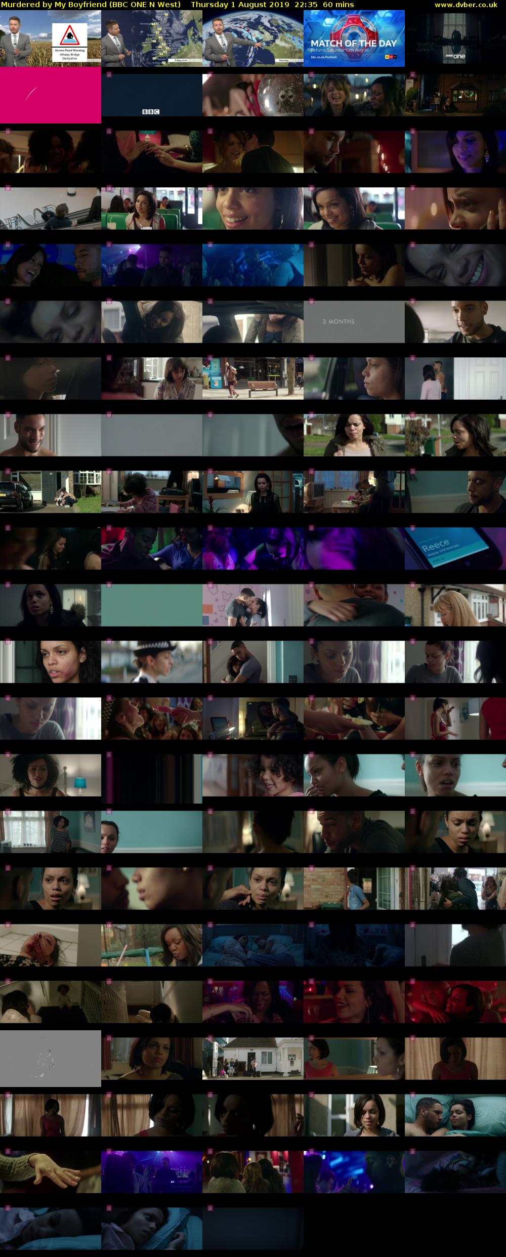 Murdered by My Boyfriend (BBC ONE N West) Thursday 1 August 2019 22:35 - 23:35