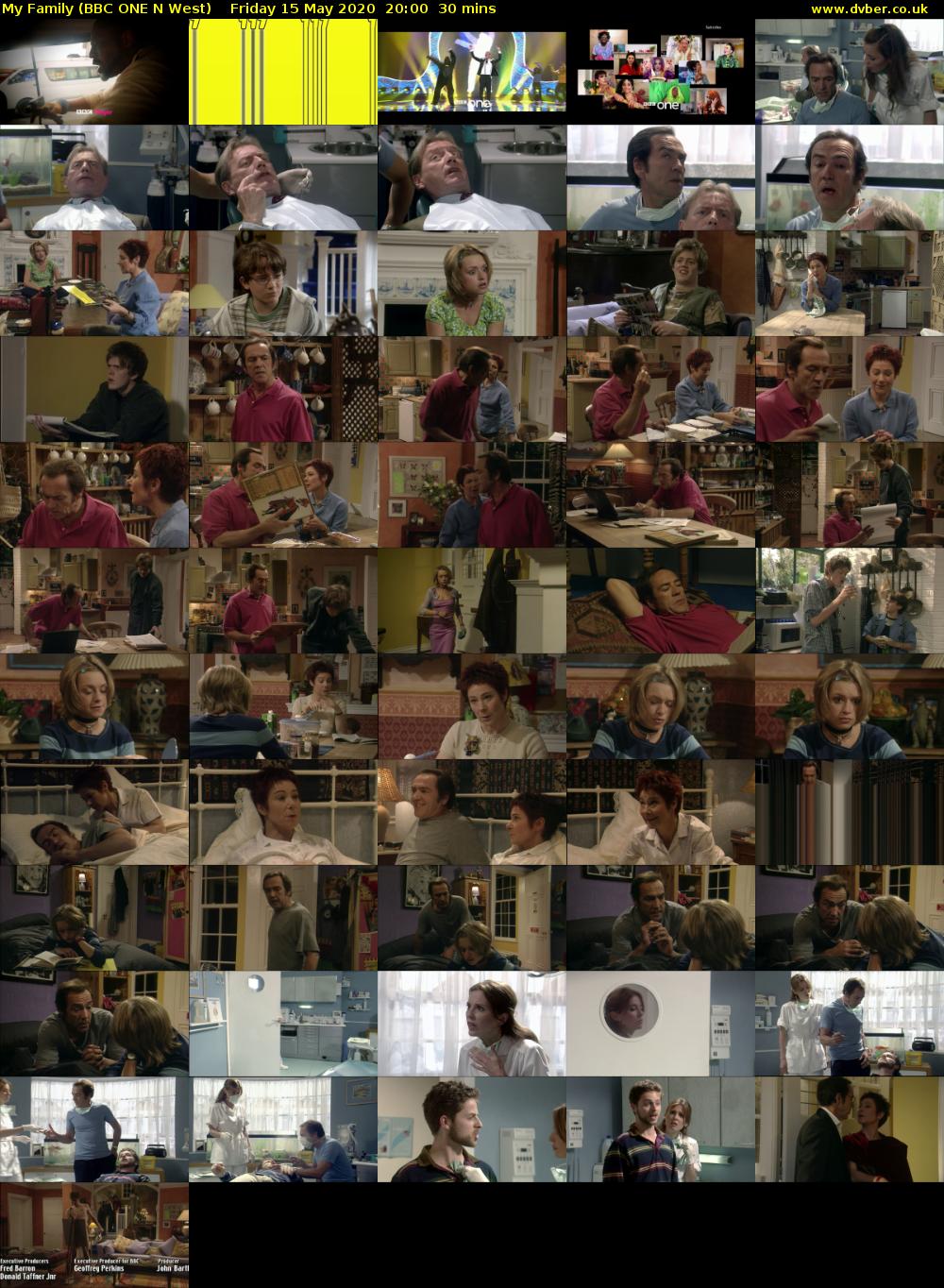 My Family (BBC ONE N West) Friday 15 May 2020 20:00 - 20:30
