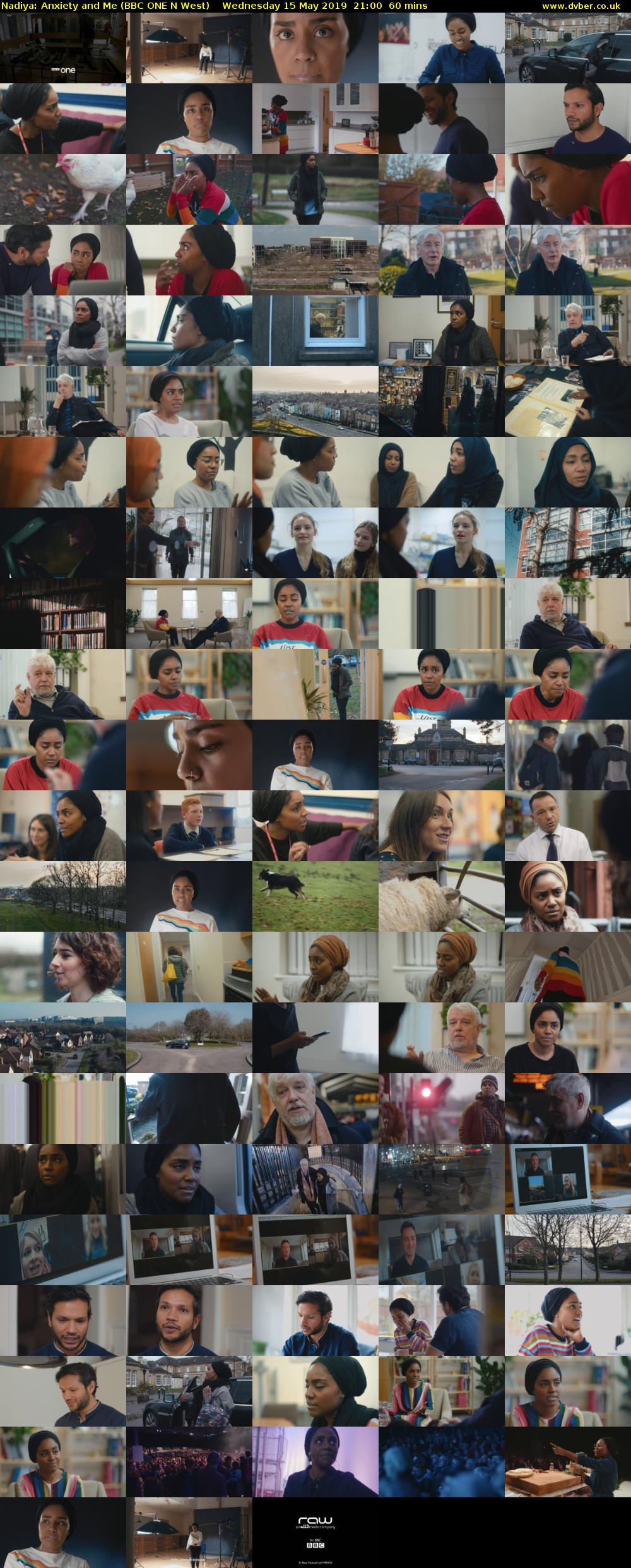 Nadiya: Anxiety and Me (BBC ONE N West) Wednesday 15 May 2019 21:00 - 22:00