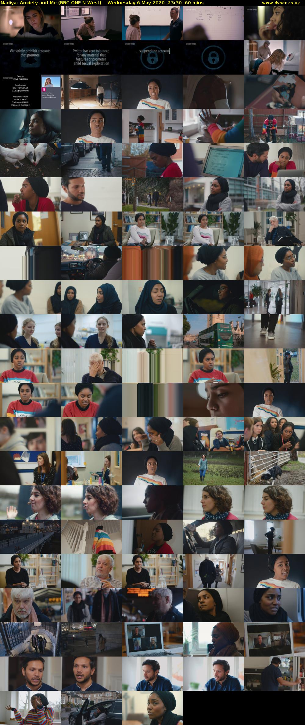 Nadiya: Anxiety and Me (BBC ONE N West) Wednesday 6 May 2020 23:30 - 00:30