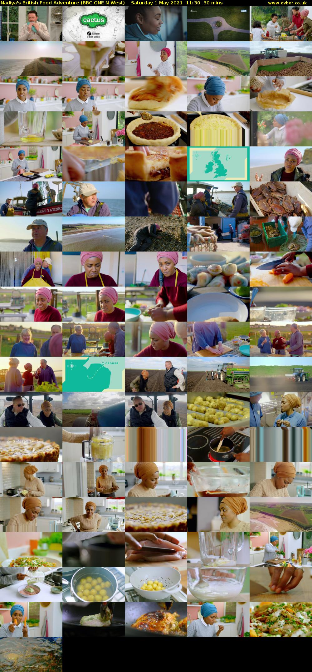 Nadiya's British Food Adventure (BBC ONE N West) Saturday 1 May 2021 11:30 - 12:00