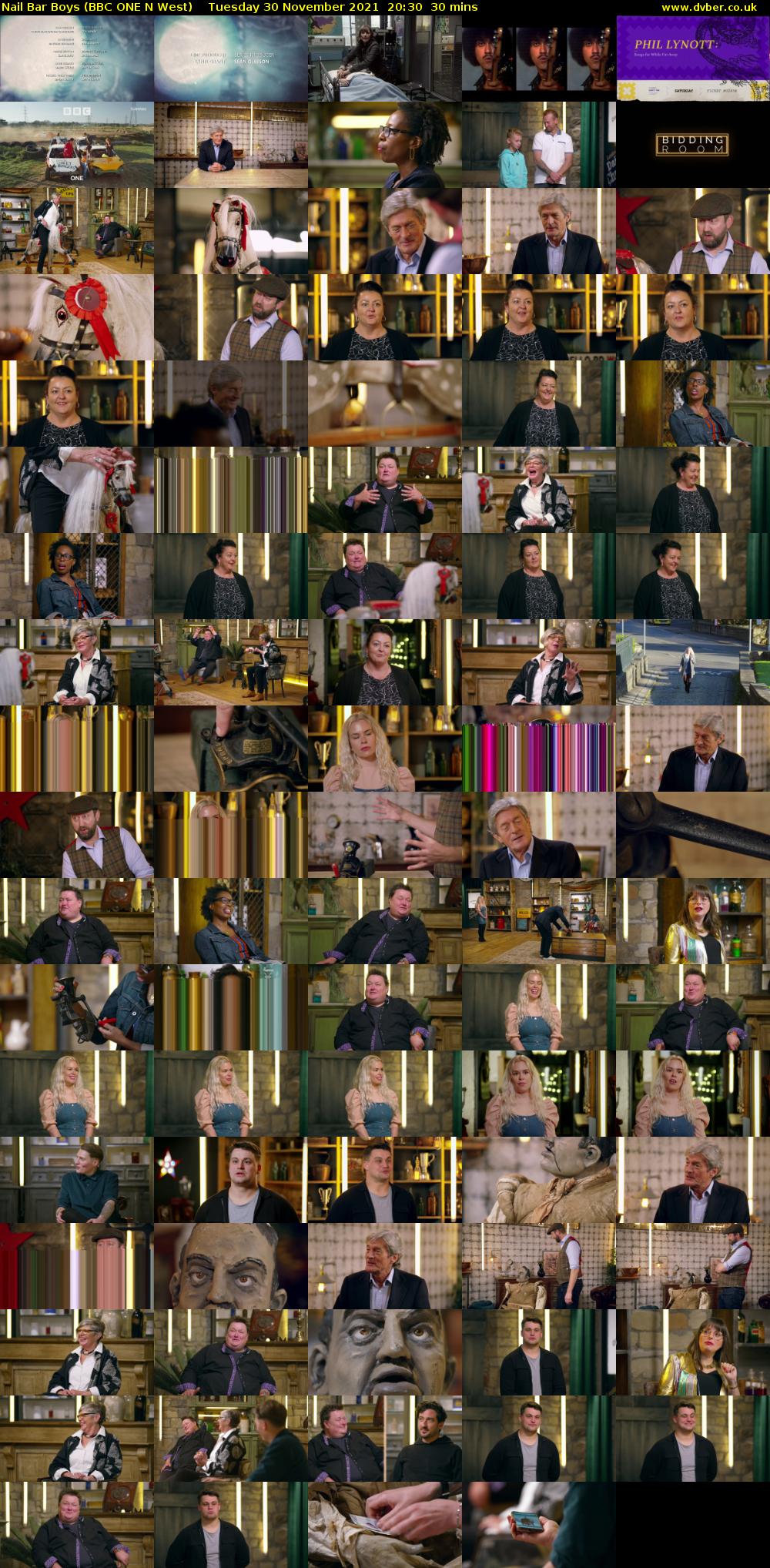 Nail Bar Boys (BBC ONE N West) Tuesday 30 November 2021 20:30 - 21:00