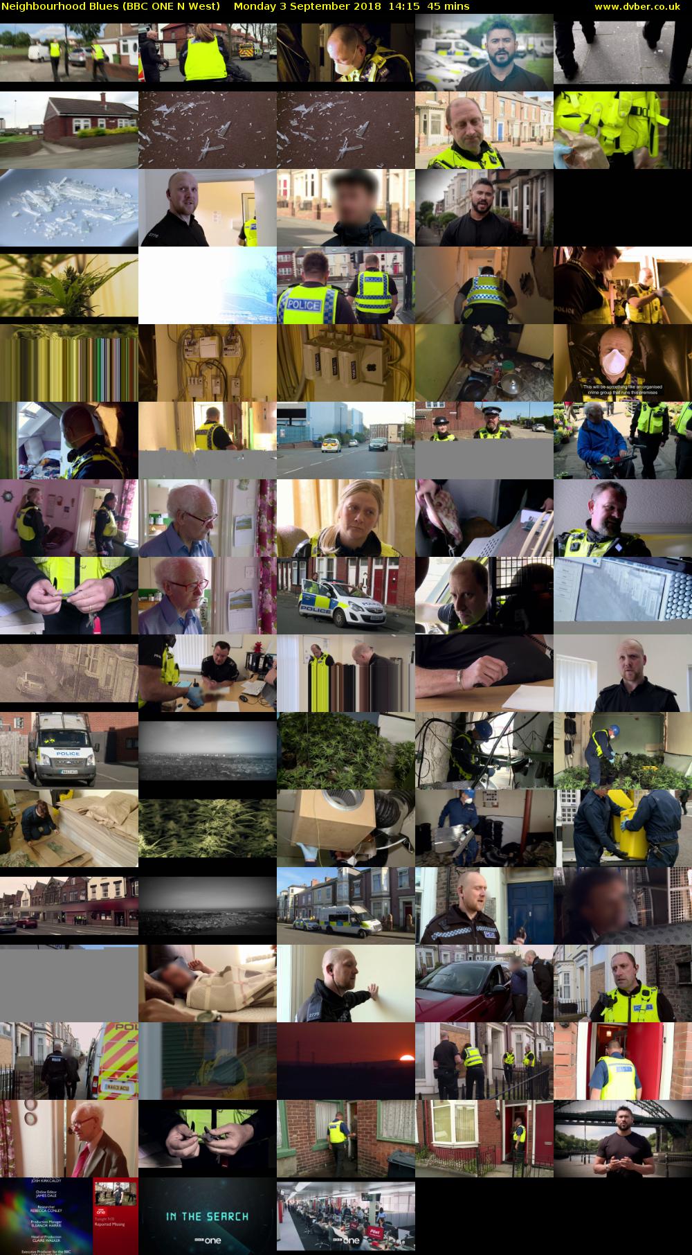 Neighbourhood Blues (BBC ONE N West) Monday 3 September 2018 14:15 - 15:00